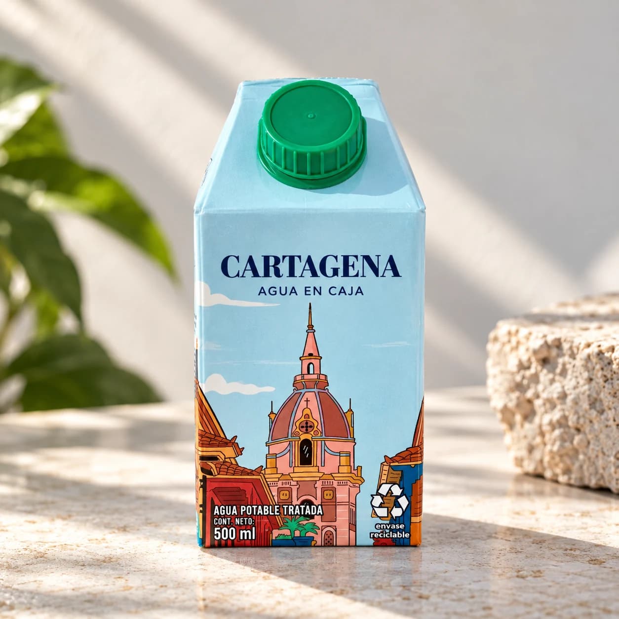 Agua En Caja edición Cartagena